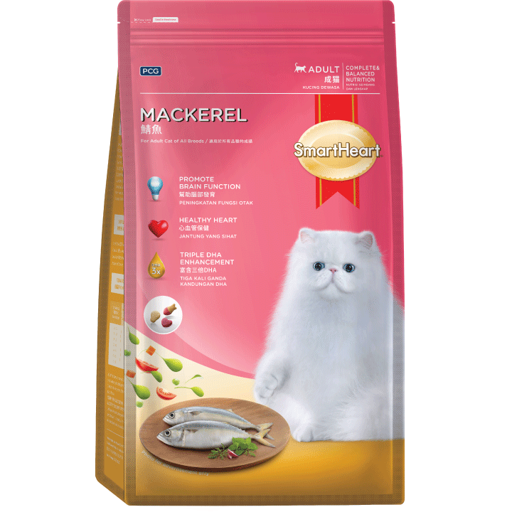 SHC-Mackerel - Smartheart Dry Cat Food Brands in Singapore