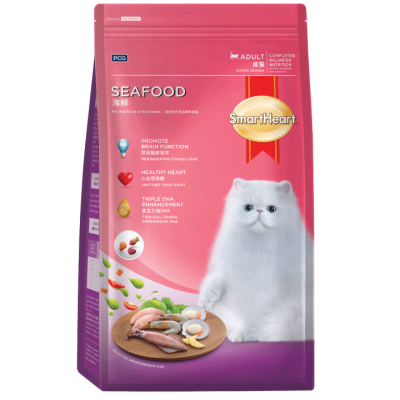 SHC-seafood - Smartheart Dry Cat Food Brands in Singapore