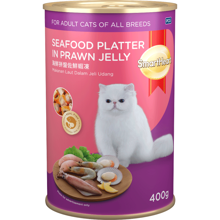 Seafood-Prawn - Smartheart Cat Food Brands in Singapore