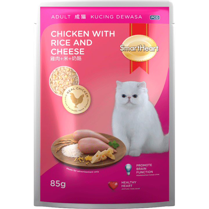 Pouch_Rice-Cheese-Smartheart Cat Food Brands in Singapore