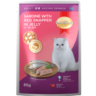 sardine-snapper-Smartheart Cat Food Brands in Singapore