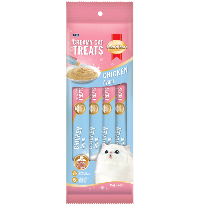 SmartHeart Creamy Treats – Chicken Flavor