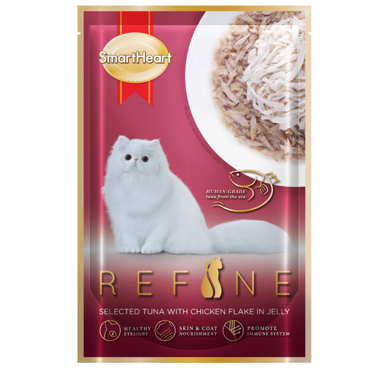 Refine-tuna-chicken-tuna - Smartheart Cat Food Brands in Singapore