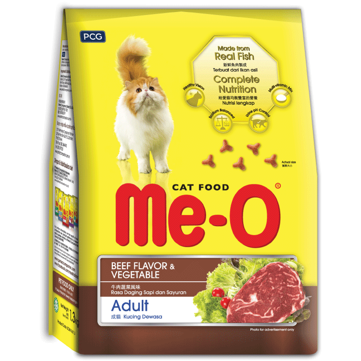 Me-O Cat Food Brands-BeefVeg